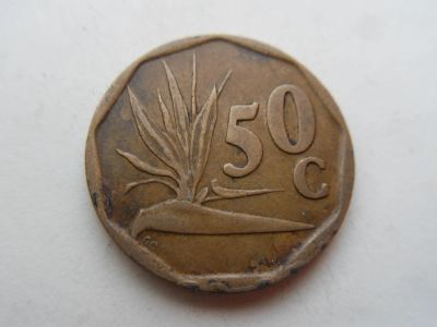 Лот: 9920094. Фото: 1. ЮАР 50 центов 1994. Африка
