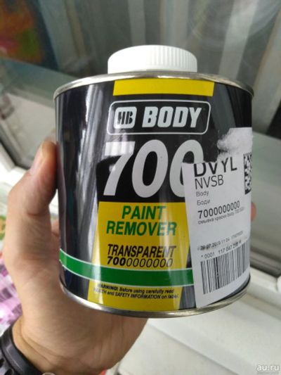 Лот: 14357928. Фото: 1. BODY 700 смывка краски 500ml. Всё для покраски