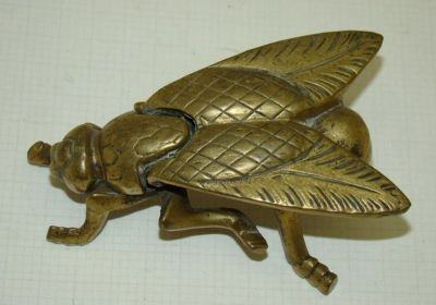 Лот: 11577577. Фото: 1. Шкатулка пепельница бронзовая... Предметы интерьера и быта