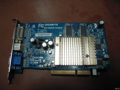 Лот: 13676850. Фото: 1. AGP видеокарта Radeon 9600 128mb... Видеокарты