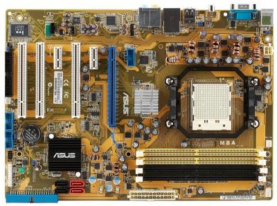 Лот: 2658795. Фото: 1. ASUS M3A + AMD Athlon 64 x2 5400... Материнские платы