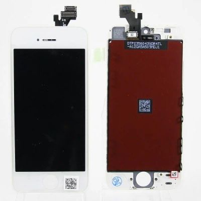 Лот: 11769363. Фото: 1. Дисплей iPhone 5 в сборе Белый... Дисплеи, дисплейные модули, тачскрины