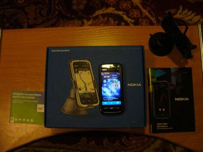 Лот: 3000269. Фото: 1. nokia 5800 в хорошем состоянии... Кнопочные мобильные телефоны