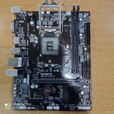 Лот: 16933162. Фото: 1. Материнская плата Gigabyte GA-H110M-H... Материнские платы