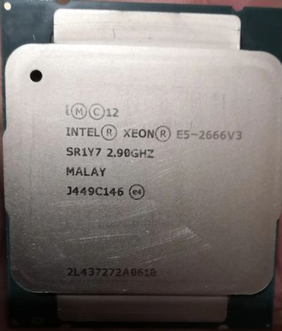 Лот: 18687951. Фото: 1. Intel xeon E5 2666 v3 (10/20... Процессоры