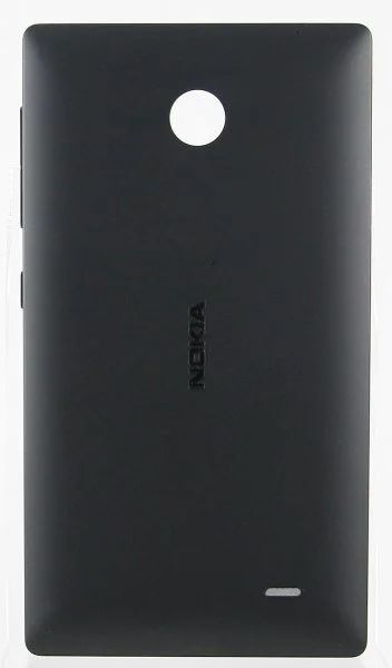 Лот: 12059864. Фото: 1. Задняя крышка Nokia X Dual Черный. Корпуса, клавиатуры, кнопки