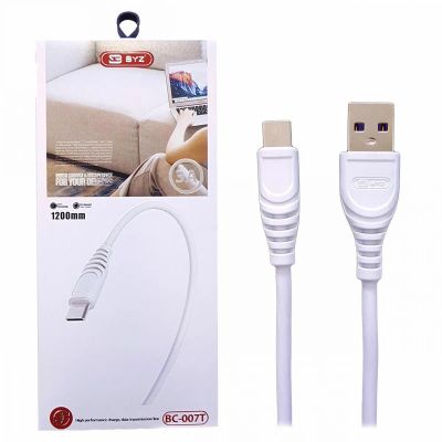 Лот: 22149815. Фото: 1. КАБЕЛЬ BYZ BС-007t USB-> Type-C... Дата-кабели, переходники