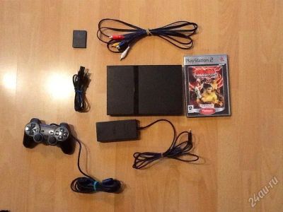Лот: 2783917. Фото: 1. Sony PlayStation 2 Slim. Игровые приставки, консоли