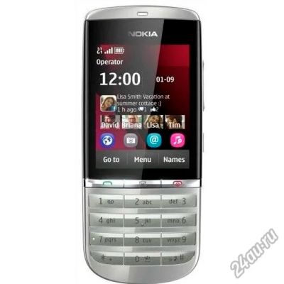 Лот: 4383099. Фото: 1. Nokia asha 300 (отличный смартфон... Кнопочные мобильные телефоны