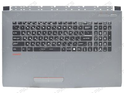 Лот: 19393415. Фото: 1. Топ-панель MSI GL72M 7REX серая... Клавиатуры для ноутбуков
