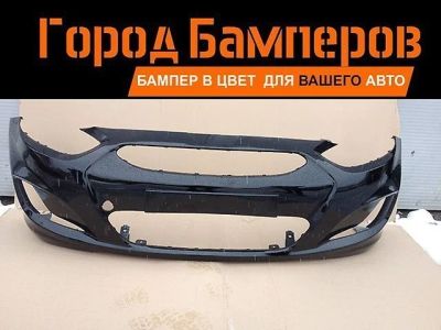 Лот: 7581450. Фото: 1. Новый заводской Черный бампер... Кузов