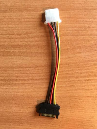 Лот: 11264243. Фото: 1. Переходник SATA - Molex (новый... Шлейфы, кабели, переходники