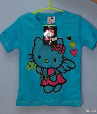 Лот: 9602917. Фото: 1. Футболка Hello Kitty. Футболки, поло, топы, лонгсливы