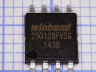 Лот: 12477688. Фото: 1. Микросхема памяти W25Q128FWPG... Микросхемы
