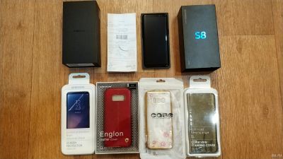 Лот: 12827128. Фото: 1. Samsung Galaxy S8 64Gb Черный... Смартфоны