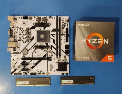 Лот: 25674735. Фото: 1. Мощная игровая сборка Ryzen 5... Комплекты запчастей