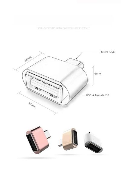 Лот: 7853505. Фото: 1. 27# OTG USB переходник - micro... Дата-кабели, переходники