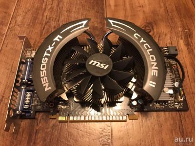 Лот: 14423097. Фото: 1. Видеокарта MSI Nvidia GTX-550Ti... Видеокарты