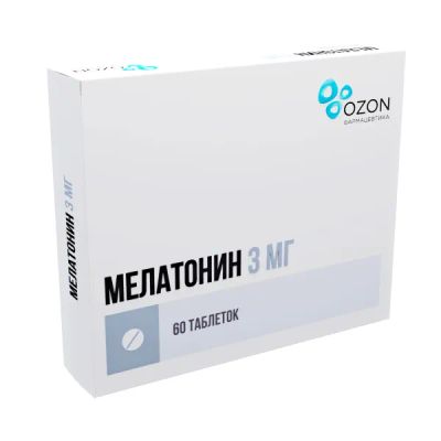 Лот: 23712513. Фото: 1. Мелатонин таб. п о плен. 3мг... Лекарства