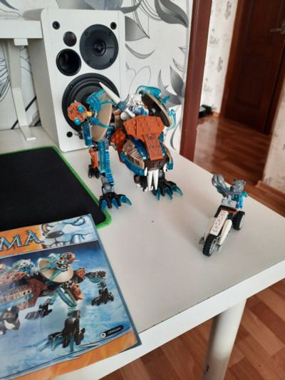 Лот: 20240217. Фото: 1. Lego Chima 70143 Саблезубый шагающий... Конструкторы