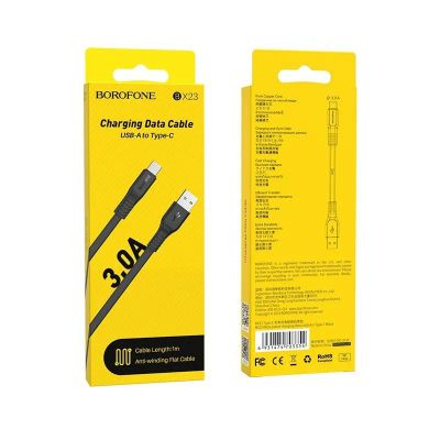 Лот: 22150253. Фото: 1. Кабель BOROFONE TYPE-C BX-23 1m... Дата-кабели, переходники