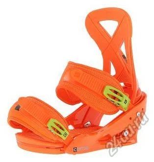 Лот: 5935736. Фото: 1. Burton custom orange 14. Крепления