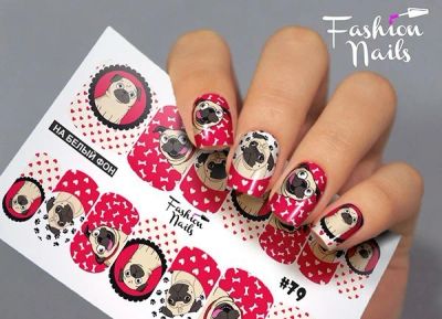Лот: 10871581. Фото: 1. слайдер дизайн fashion nails на... Украшения, дизайн ногтей