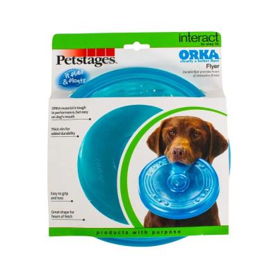 Лот: 10405590. Фото: 1. Игрушка petstages летающая тарелка... Игрушки для животных