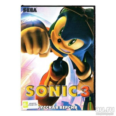 Лот: 15239895. Фото: 1. Игровой картридж Sega : Sonic... Игры для консолей