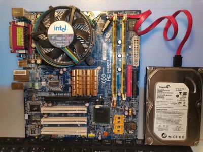 Лот: 21088548. Фото: 1. Компьютер LGA 775: Материнская... Компьютеры в сборе