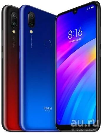 Лот: 13759372. Фото: 1. Cмартфон Xiaomi Redmi 7 Eclipse... Смартфоны