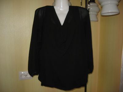 Лот: 12236268. Фото: 1. черный нарядный блейзер блуза... Блузы, рубашки