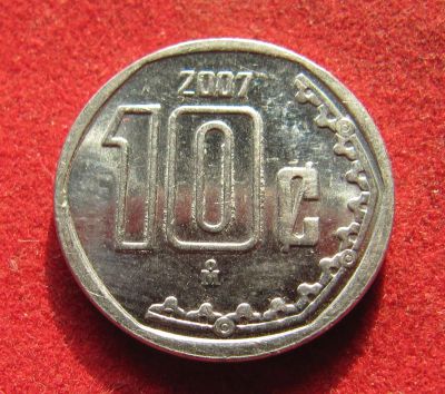 Лот: 19835924. Фото: 1. Мексика 10 сентаво, 2007 г. Остальные страны
