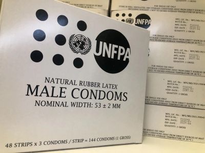 Лот: 19845321. Фото: 1. Презервативы UNFPA Индия 8р/шт... Презервативы