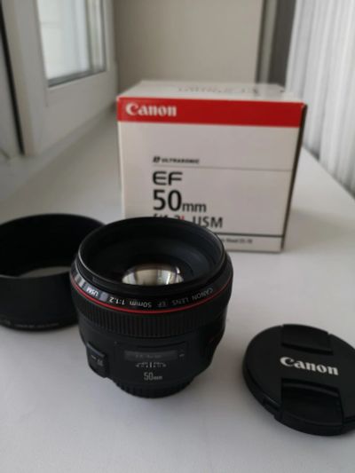 Лот: 14369322. Фото: 1. Объектив Canon EF 50mm f1.2L USM. Объективы