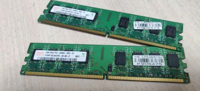 Лот: 20220259. Фото: 1. ОЗУ 4 Гб DDR2/2модуля*2 Гб/Hynix... Оперативная память