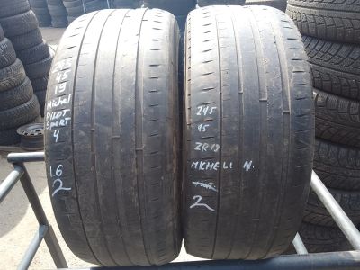 Лот: 23274035. Фото: 1. 1шт 245-45-19 Michelin Pilot Sport... Шины