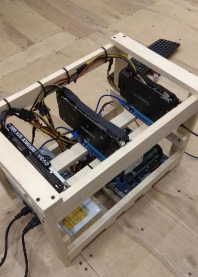 Лот: 10994794. Фото: 1. Майнинг ферма GTX1060(3GB),1080... Майнинг фермы, товары для майнинга