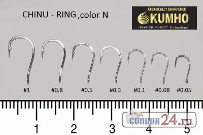 Лот: 7968254. Фото: 1. Крючки KUMHO Chinu Ring (Корея... Леска, блесны, крючки, мормышки