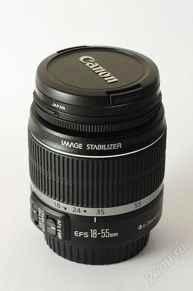 Лот: 855116. Фото: 1. объектив kit Canon EF-S 18-55... Объективы