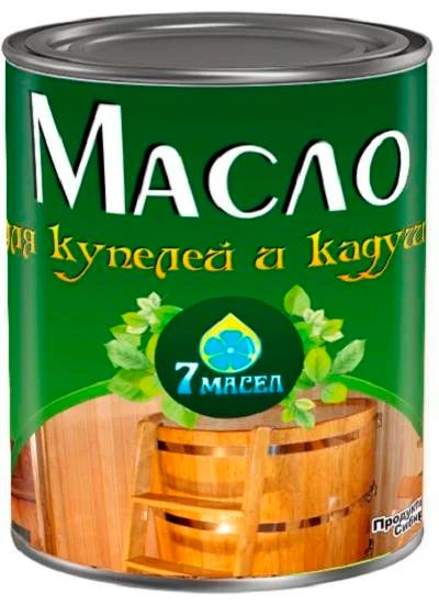 Лот: 10084622. Фото: 1. Масло для купелей и кадушек "7... Другое (для дачи, дома, огорода, бани, парка)
