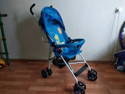 Лот: 14337958. Фото: 1. Легкая прогулочная коляска трость... Коляски