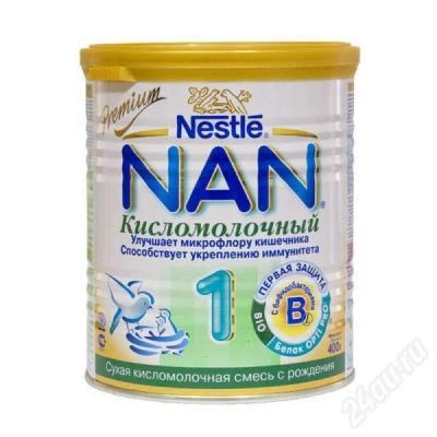 Лот: 528099. Фото: 1. Смесь кисломолочная NAN 400г... Другое (дети растут)