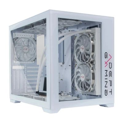 Лот: 24871440. Фото: 1. Корпус Alseye Cube-W, белый, 7xFAN... Корпуса, блоки питания