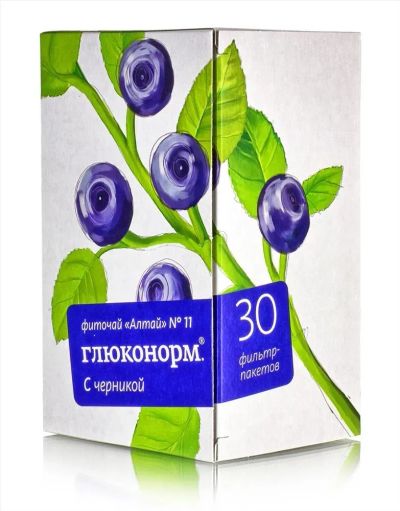 Лот: 23717427. Фото: 1. Алтай фиточай №11 Глюконорм черника... Лекарства