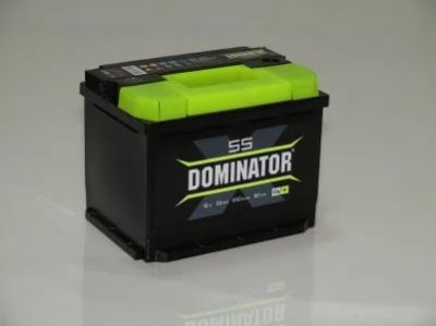 Лот: 15165632. Фото: 1. Аккумулятор Dominator 55 Ач обратная... Аккумуляторы