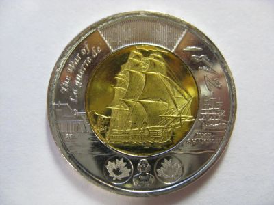 Лот: 6324003. Фото: 1. Канада, 2 доллара 2012 года. Фрегат... Америка