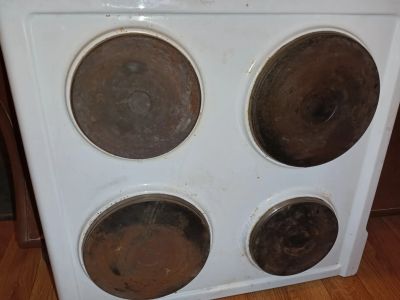 Лот: 24688660. Фото: 1. Верх электрической плиты на запчасти. Плиты, духовые шкафы, варочные поверхности