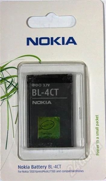 Лот: 411391. Фото: 1. Акб BL-4CT Original 100% Nokia... Аккумуляторы
