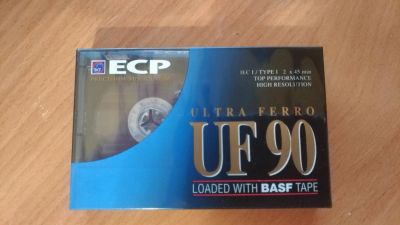 Лот: 11186564. Фото: 1. Компакт-кассета ECP UF 90 новая... Аудиозаписи